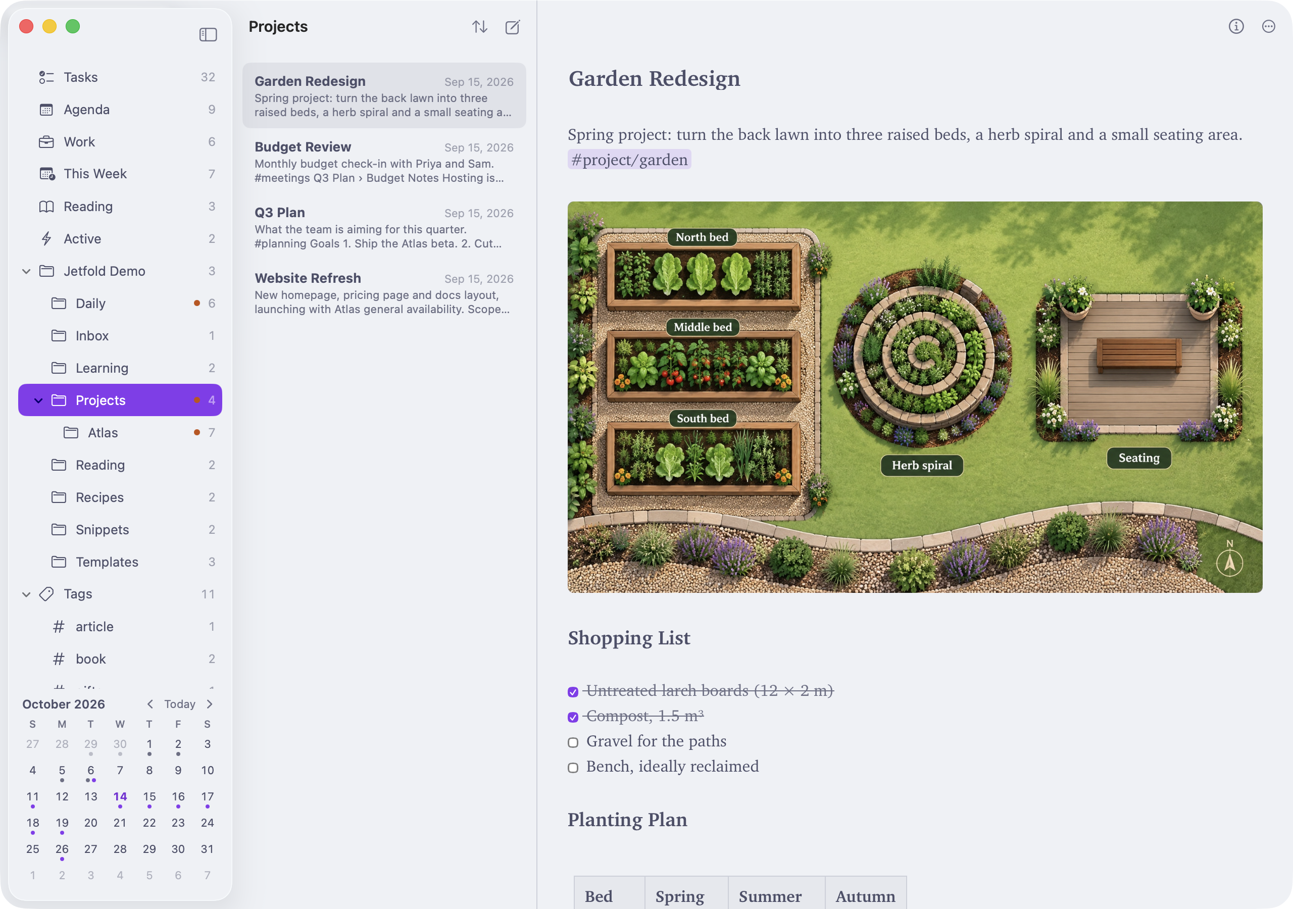 The main window in the Catppuccin theme, light
